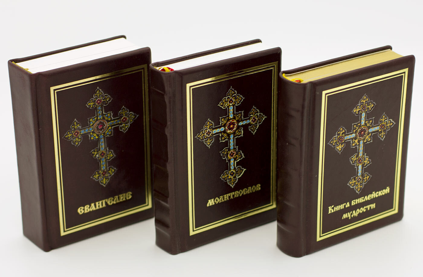 Религиозные книги подарочные, Библии в кожаном переплете